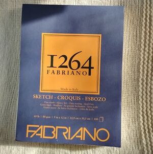 Fabriano Sketch Pad with Blue Cover